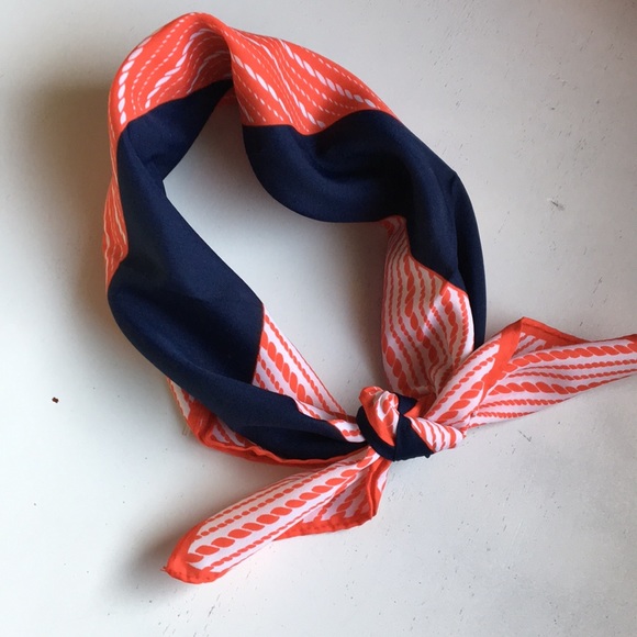 Accessories - USA Vintage 22” red white blue nwot scarf ascot